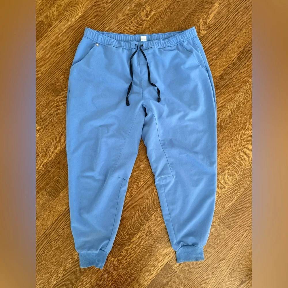 FIGS Tansen Jogger Scrub Pants‎ Scrubs Blue Comfy Uniform Medical Doctor XXL S